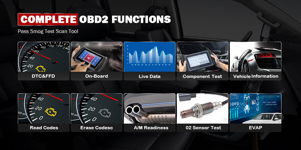 XTOOL InPlus IP616 Full OBD2 functions