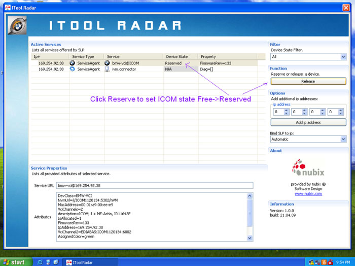 How to configure  IP for BMW ICOM A2+B+C Engineer Version 2