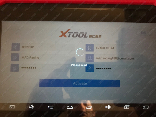 xtool-ez400-activation-not-work