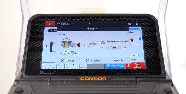 Xhorse Condor Mini Plus Ii Duplicate Mul T Lock Dimple Key Tutorial (7)