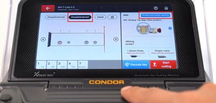 Xhorse Condor Mini Plus Ii Duplicate Mul T Lock Dimple Key Tutorial (9)